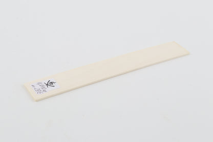 White mammoth ivory segment