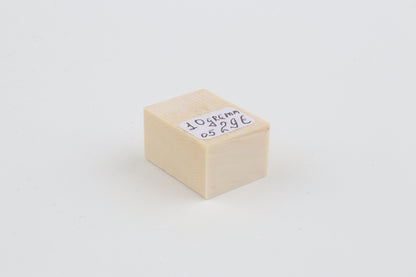 White mammoth ivory segment