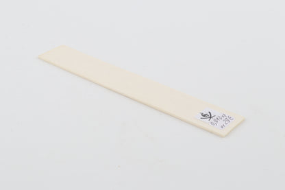 White mammoth ivory segment