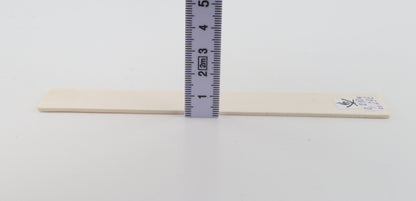 White mammoth ivory segment