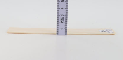 White mammoth ivory segment