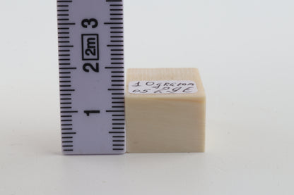 White mammoth ivory segment