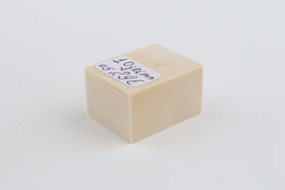White mammoth ivory segment