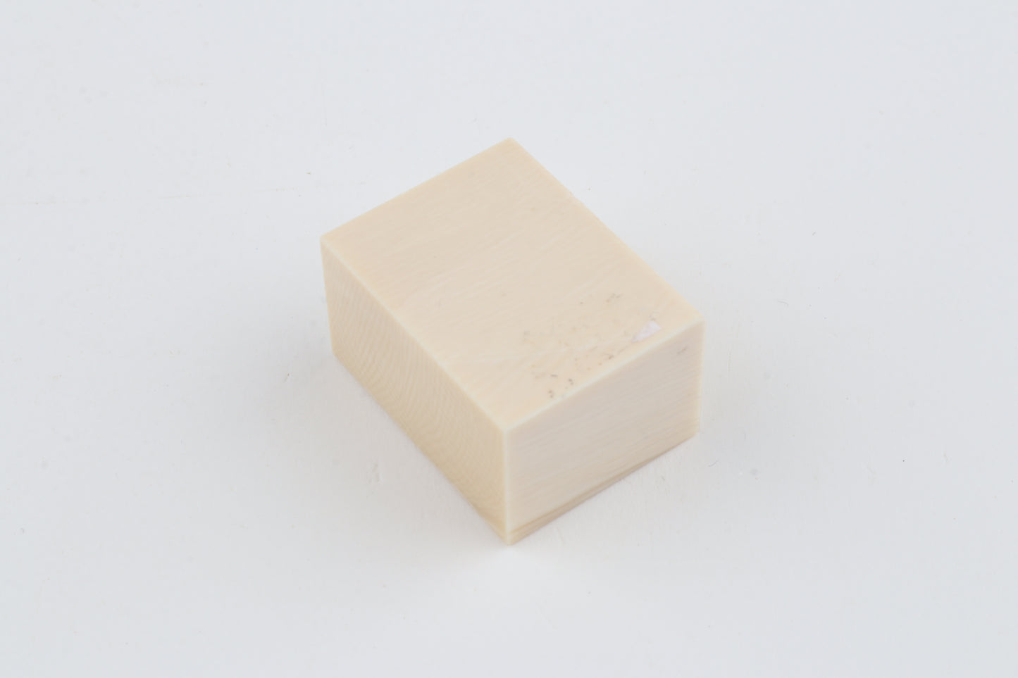 White mammoth ivory segment