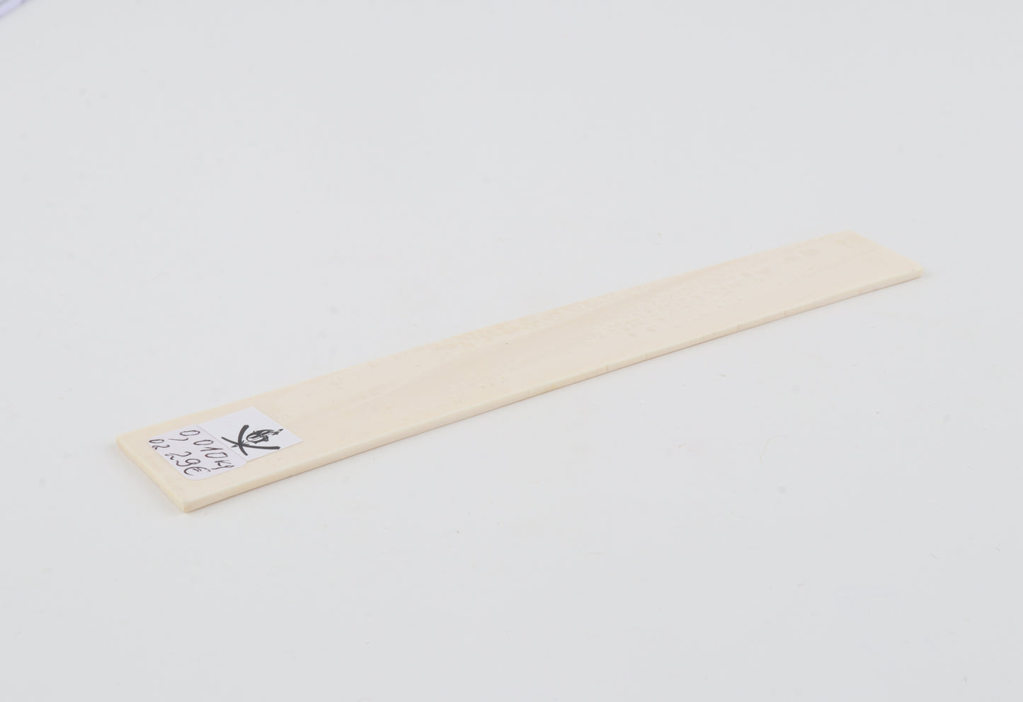 White mammoth ivory segment