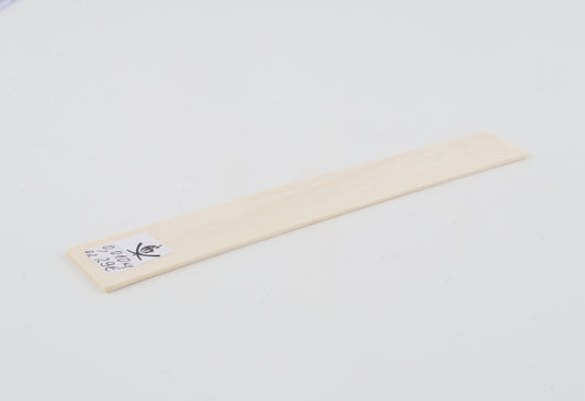 White mammoth ivory segment