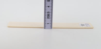 White mammoth ivory segment