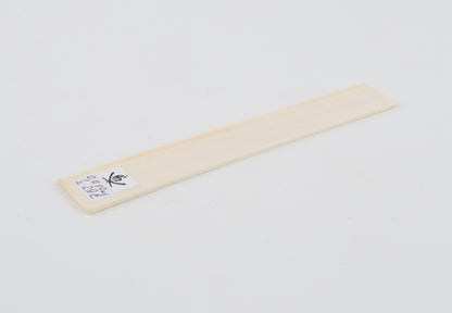 White mammoth ivory segment