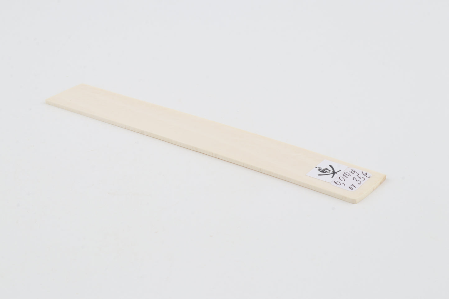 White mammoth ivory segment
