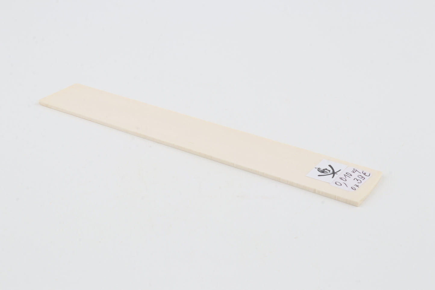 White mammoth ivory segment