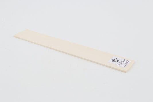White mammoth ivory segment