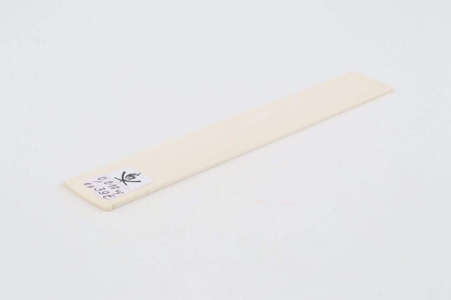 White mammoth ivory segment