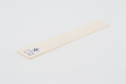 White mammoth ivory segment