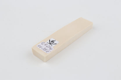 White mammoth ivory segment