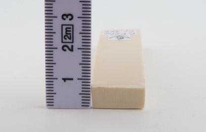 White mammoth ivory segment