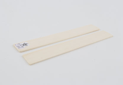 White mammoth ivory scales