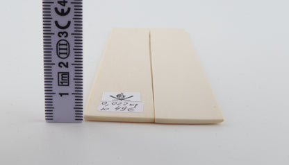 White mammoth ivory scales