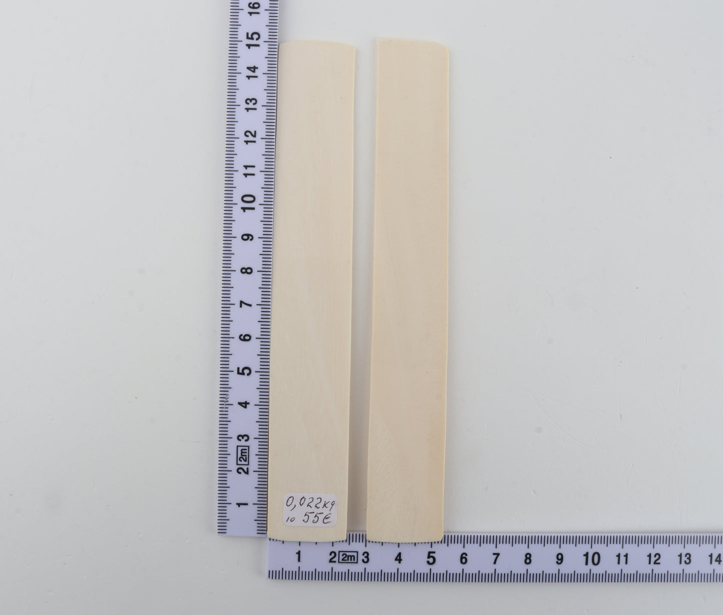 White mammoth ivory scales