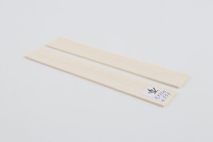 White natural mammoth ivory scales