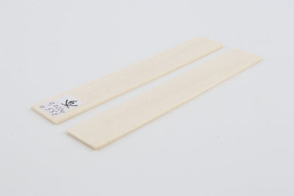 White natural mammoth ivory scales