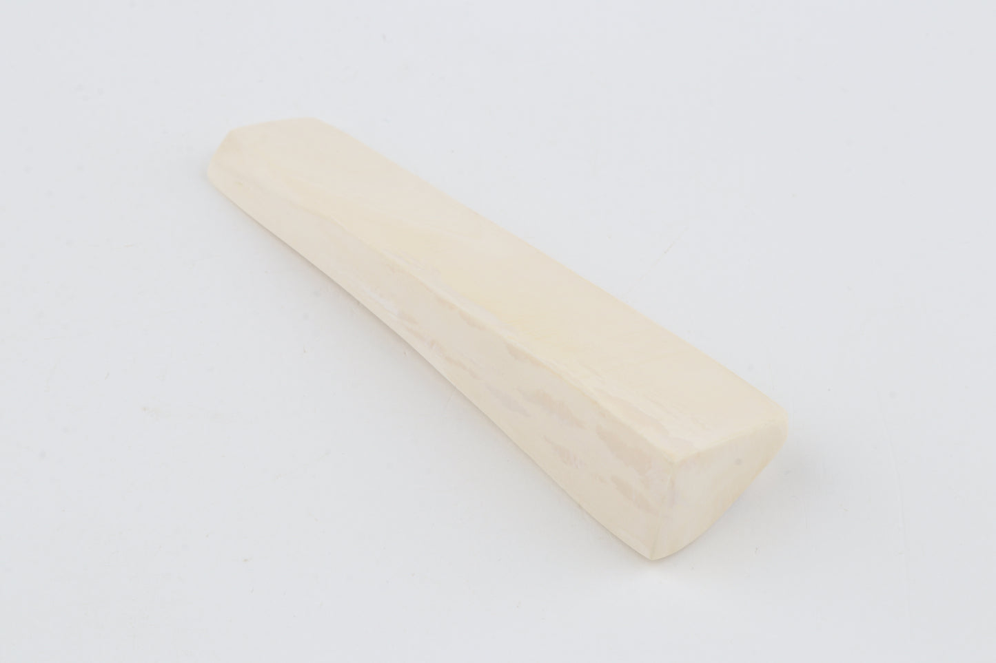 White mammoth ivory segment