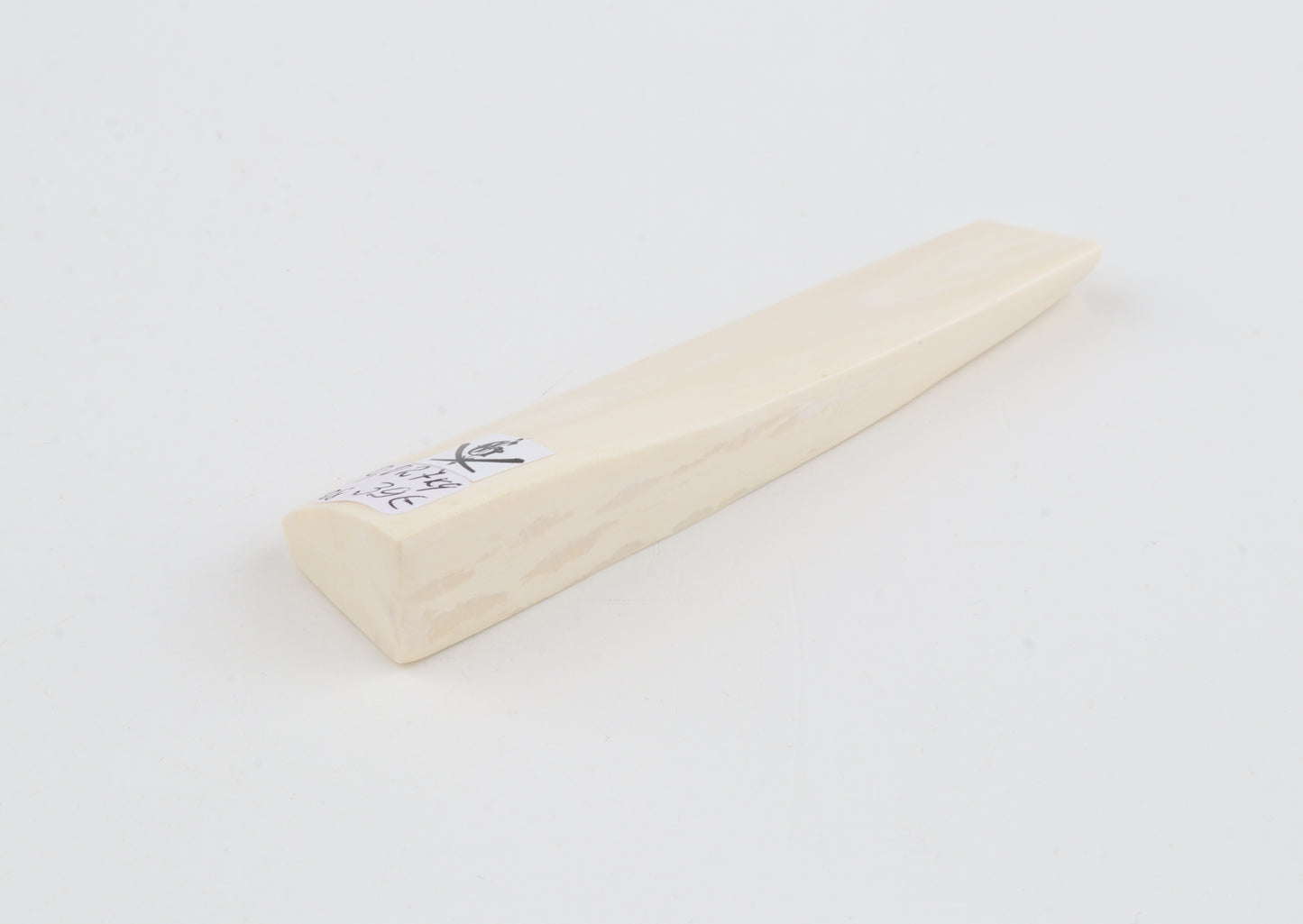 White mammoth ivory segment
