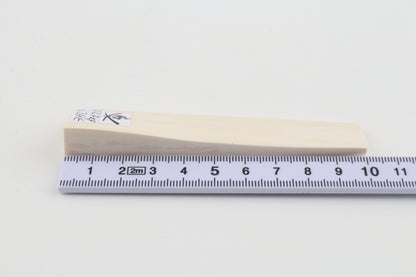 White mammoth ivory segment