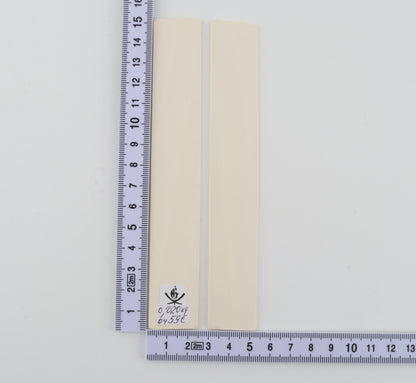 White mammoth ivory handles