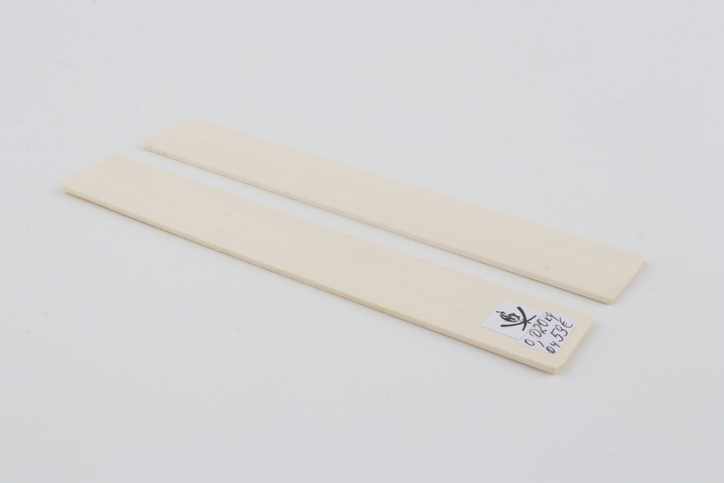White mammoth ivory handles