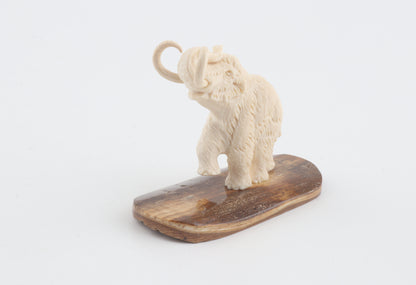 Carved woolly mammoth