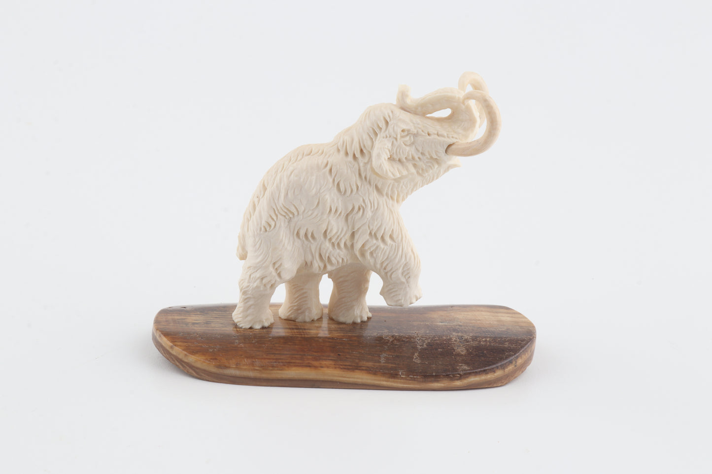 Carved woolly mammoth