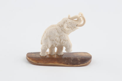 Carved woolly mammoth