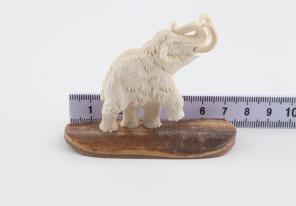 Carved woolly mammoth