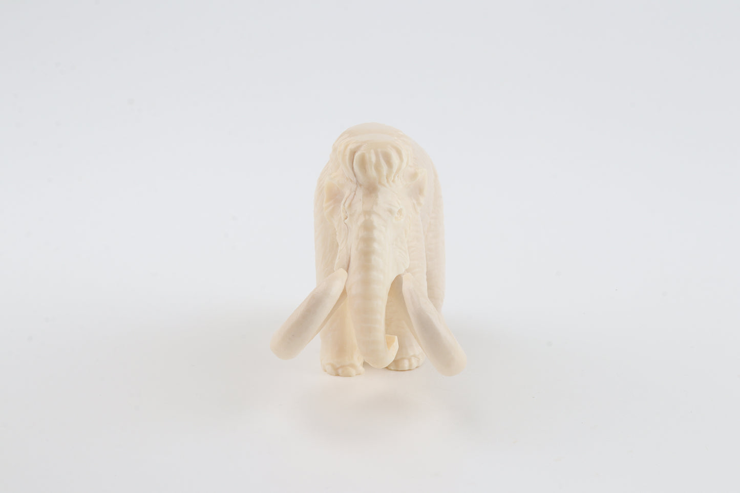 Carved woolly mammoth figurine