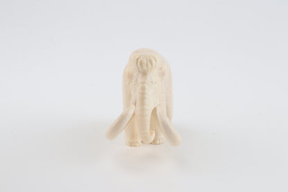 Carved woolly mammoth figurine
