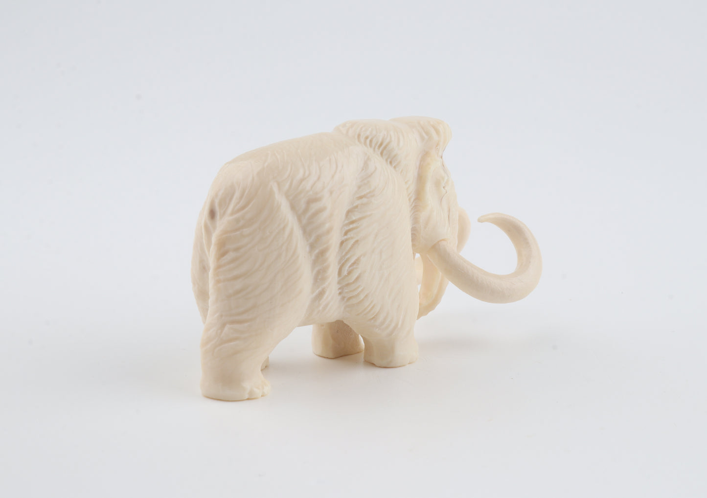 Carved woolly mammoth figurine