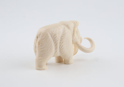 Carved woolly mammoth figurine