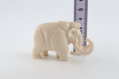 Carved woolly mammoth figurine