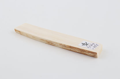 White mammoth ivory segment