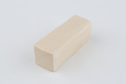 White mammoth ivory segment