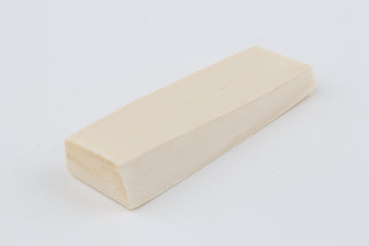 White mammoth ivory segment