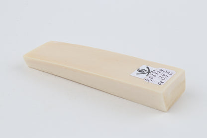 White mammoth ivory segment