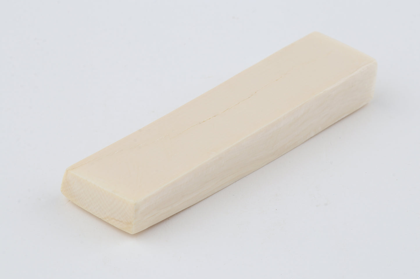 White mammoth ivory segment