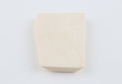 White mammoth ivory segment