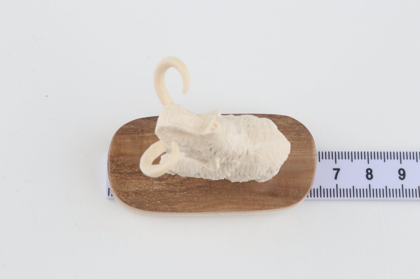 Carved woolly mammoth figurine