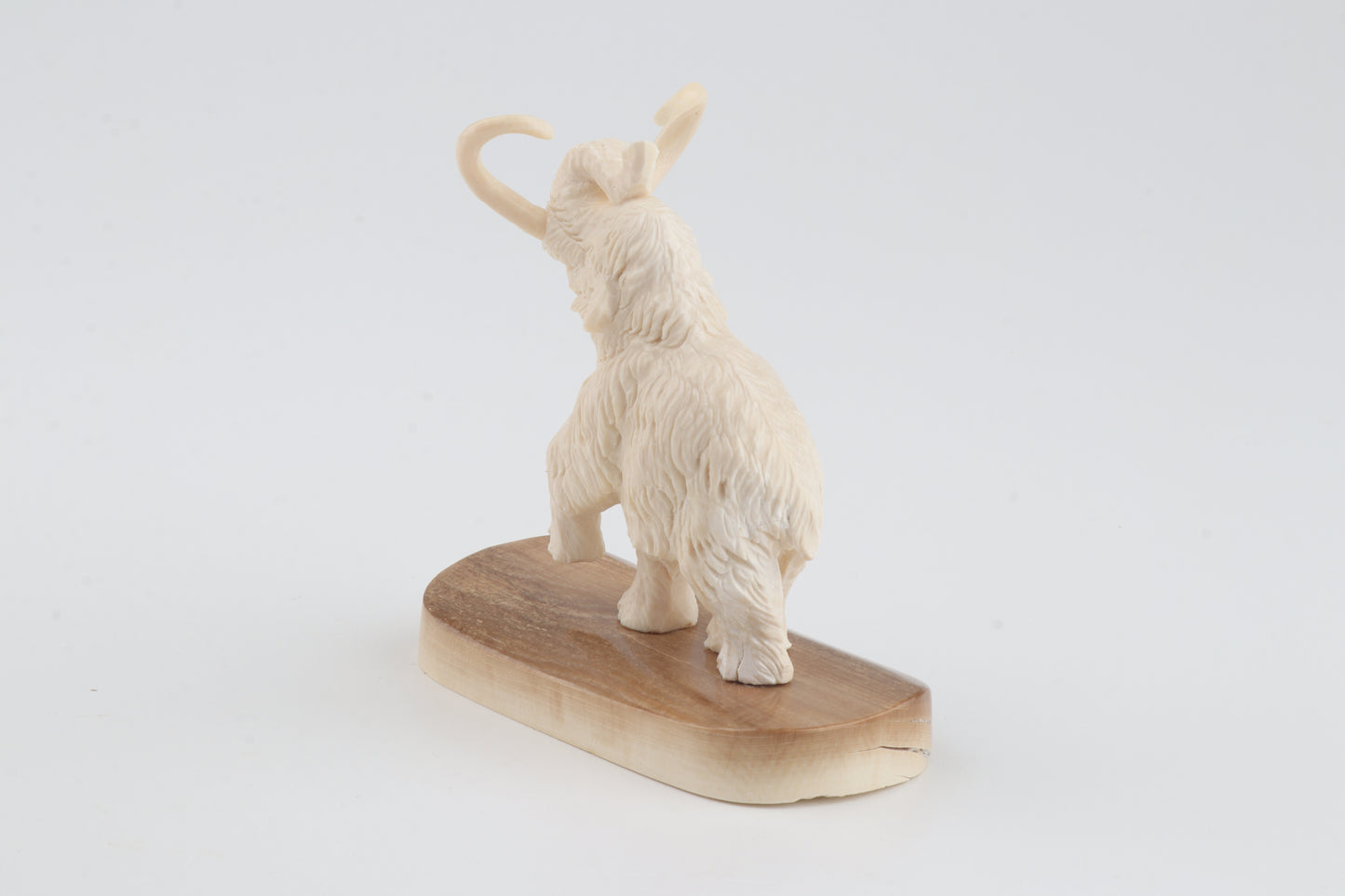 Carved woolly mammoth figurine