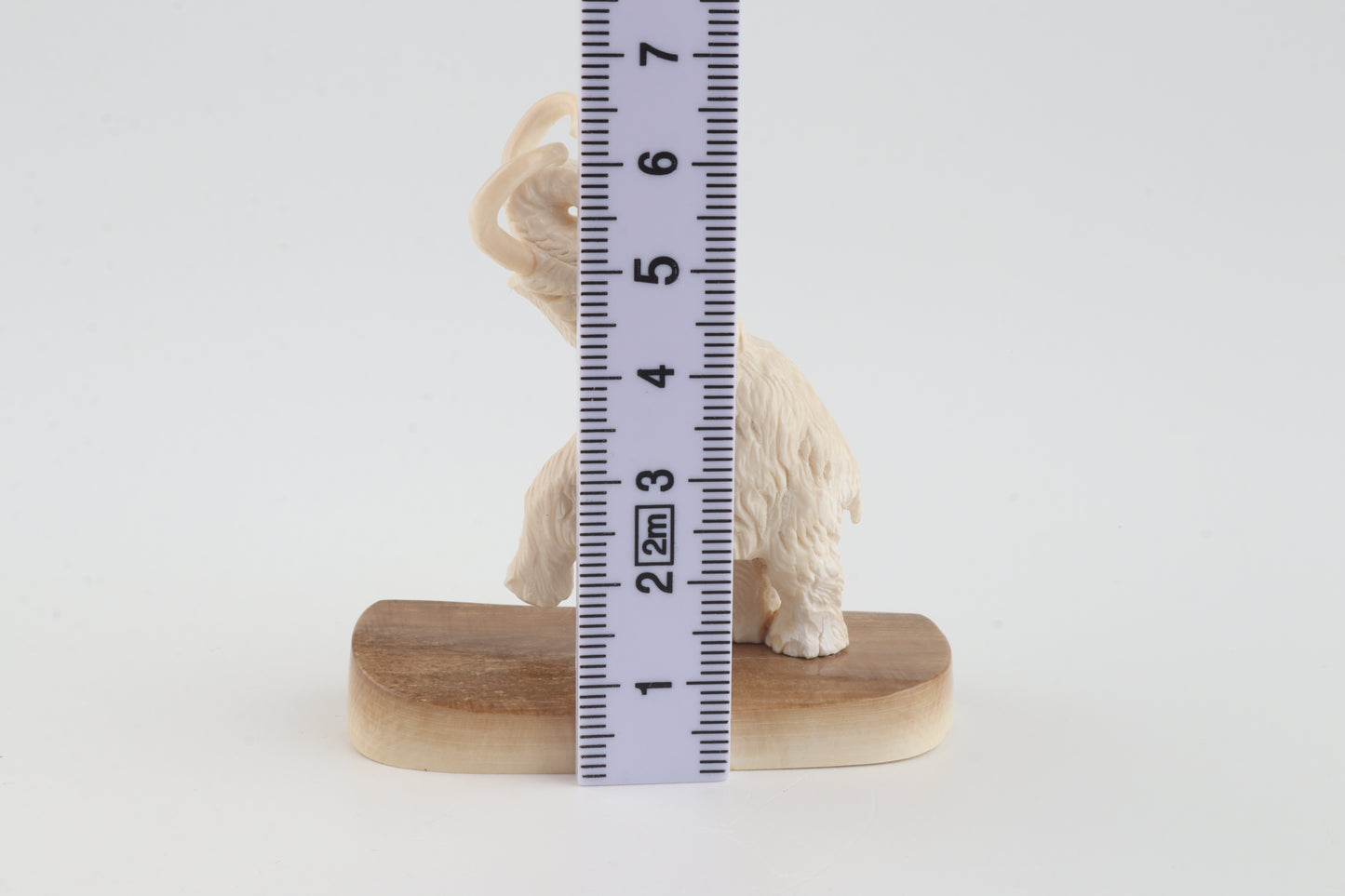Carved woolly mammoth figurine