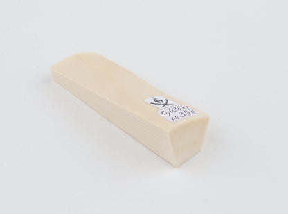 White mammoth ivory segment
