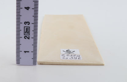 White mammoth ivory segments