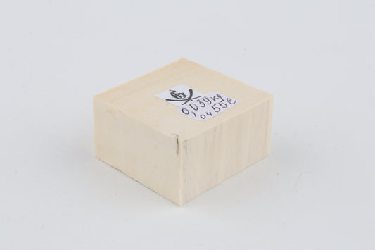 White mammoth ivory segment